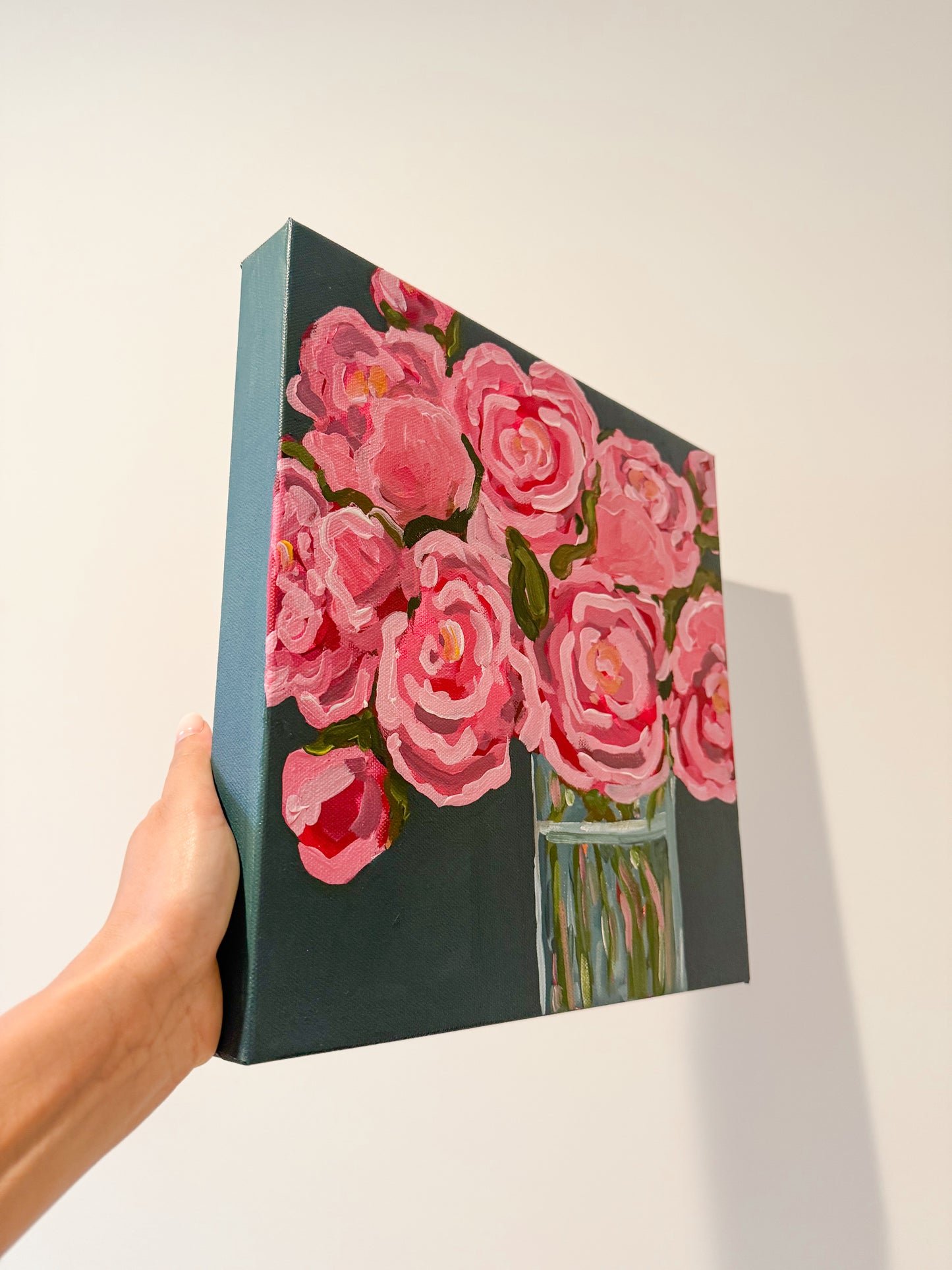 Red Floral Study