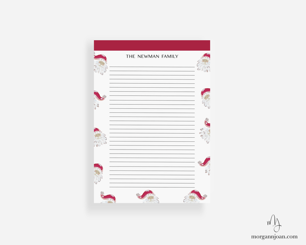 Santa Notepad Gift Set