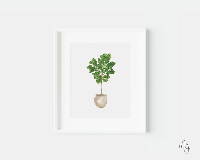 Fiddle Leaf Fig Art Print