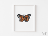 Monarch Butterfly Art Print