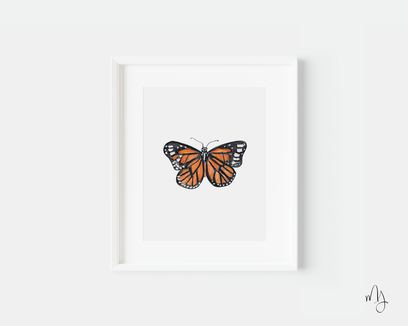 Monarch Butterfly Art Print