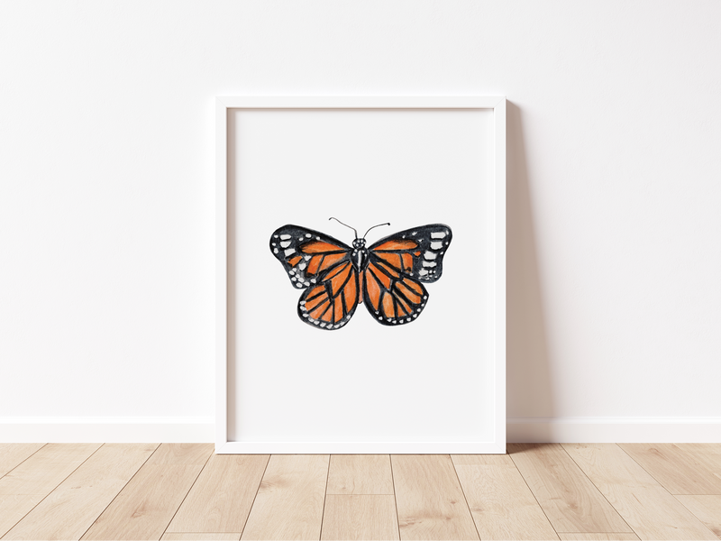 Monarch Butterfly Art Print