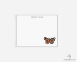 Monarch Butterfly Personalized Notecards