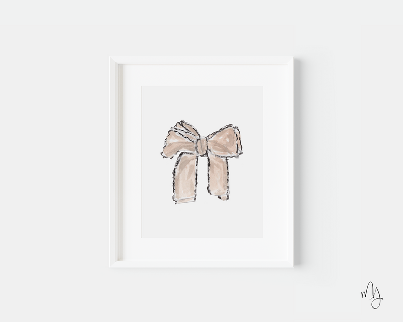 Bow Art Print