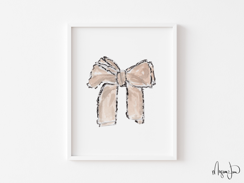 Bow Art Print