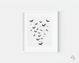 Spooky Bats Art Print