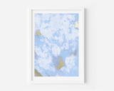 Clouds Above Abstract 18x24 Paper Painting