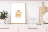 French Perfume Bottle Art Print