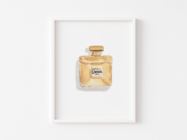 French Perfume Bottle Art Print