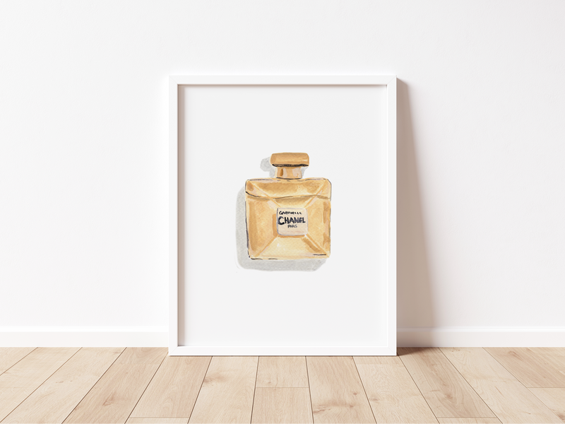 French Perfume Bottle Art Print