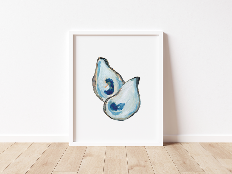 Oyster Shells Art Print