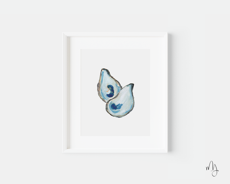 Oyster Shells Art Print