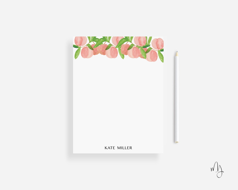 Personalized Georgia Peach Small Notepad