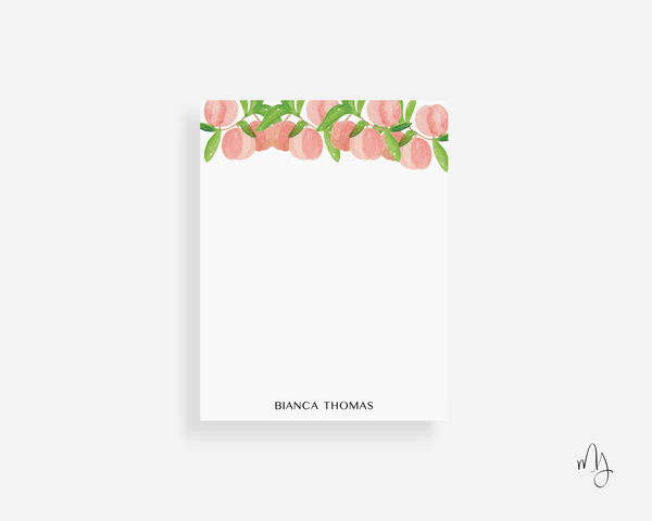 Personalized Georgia Peach Small Notepad