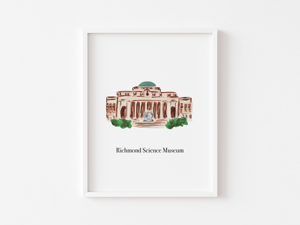 Richmond Science Museum Art Print