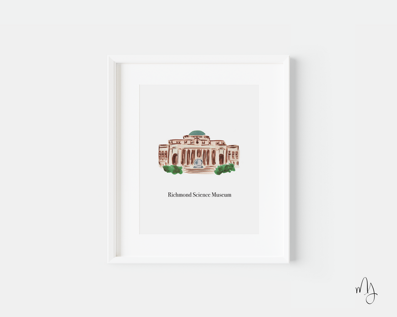 Richmond Science Museum Art Print